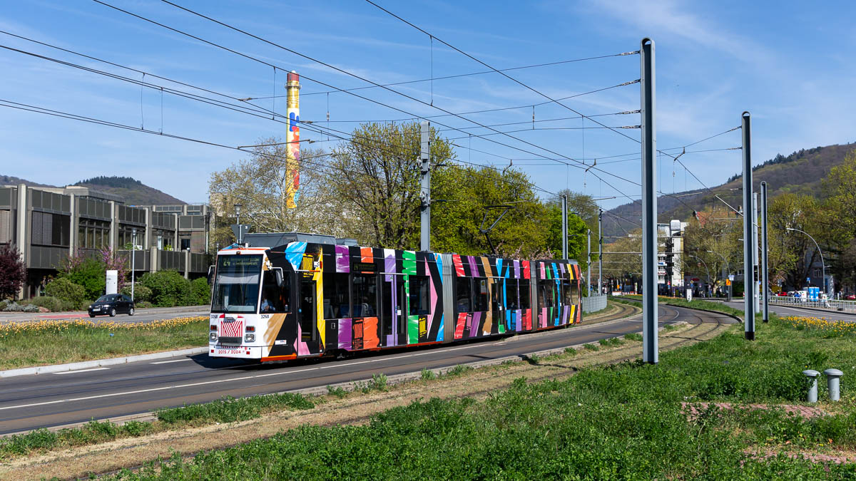 RNV 3268 (Typ MGT6D) Hauptbahnhof, Heidelberg