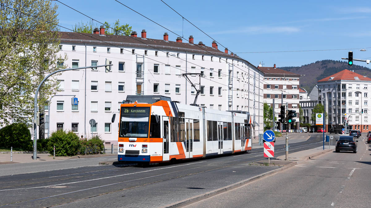 RNV 3262 (Typ MGT6D) Czernybrücke, Heidelberg