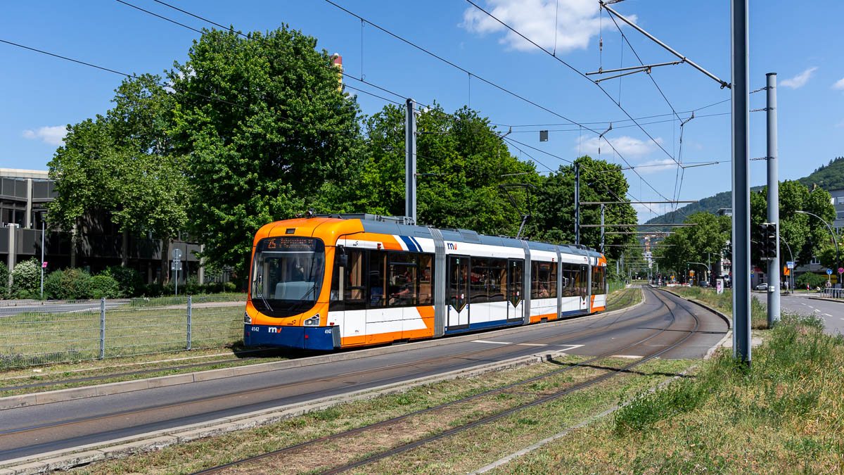 RNV 4142 (Typ RNV6-ZR) Stadtwerke, Heidelberg