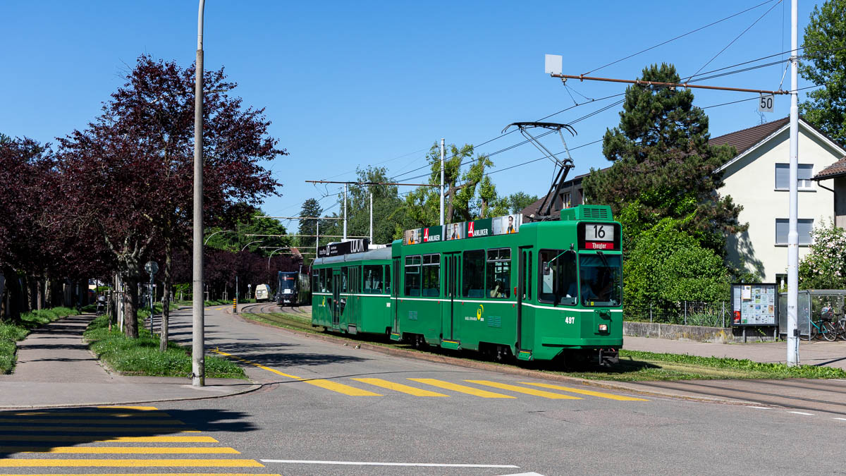 BVB 497 (Be 4/4) Bruderholz, Basel
