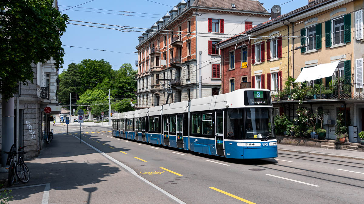 VBZ 4068 (Be 6/8 Flexity) Römerhof, Zürich
