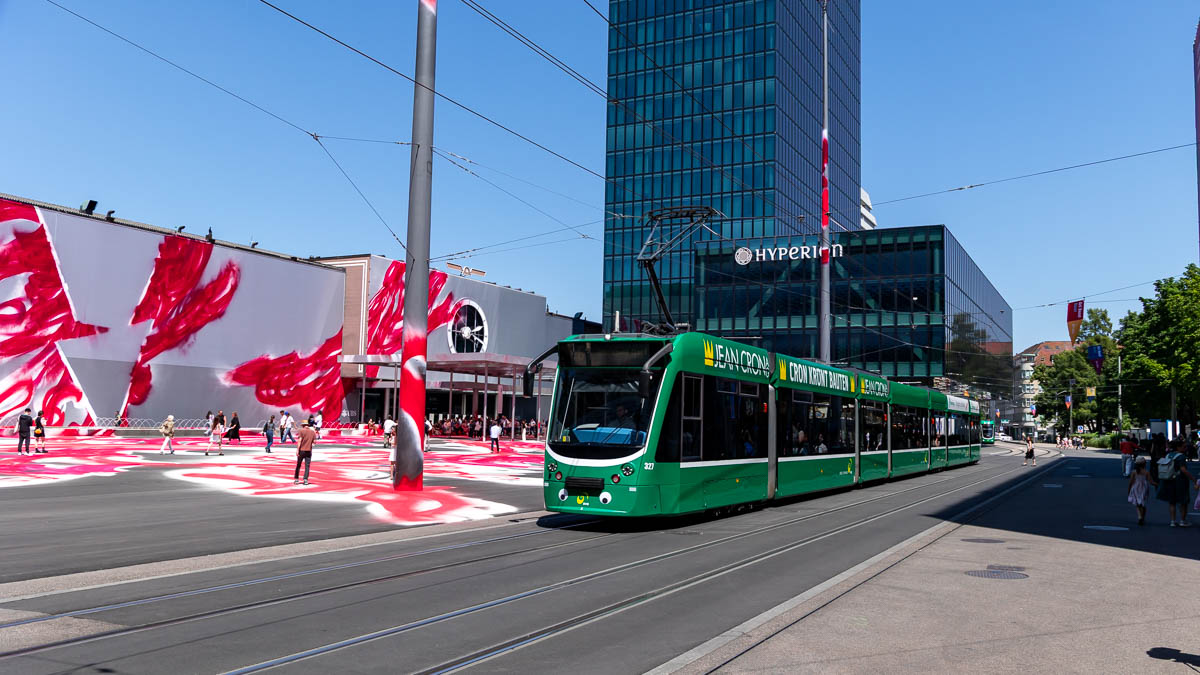 BVB 327 (Be 6/8 Combino) Messeplatz, Basel