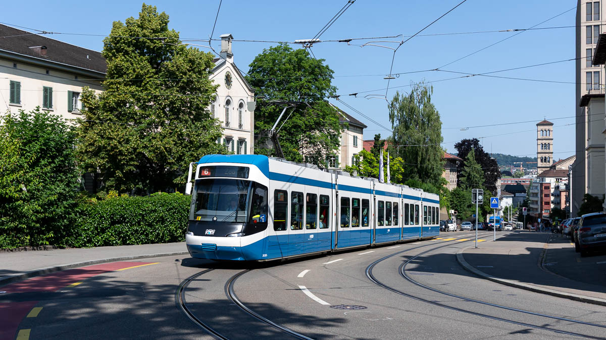 VBZ 3030 (Be 5/6 Cobra) ETH/Universitätsspital, Zürich