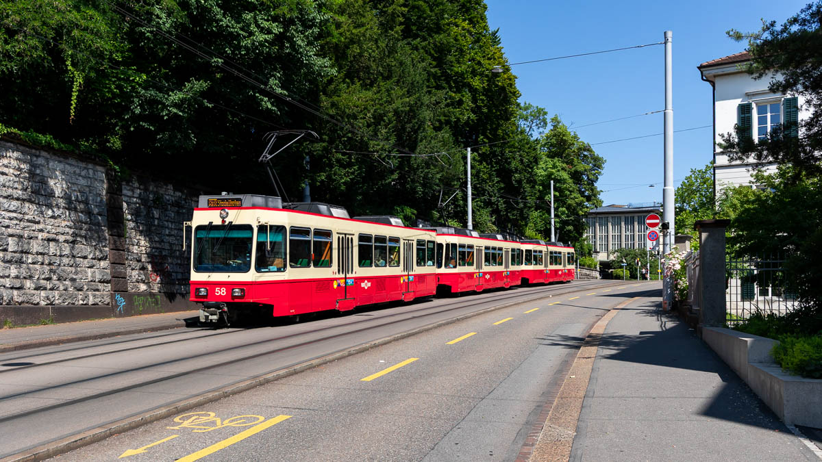 FB 58 (Be 4/4) Stadelhofen, Zürich