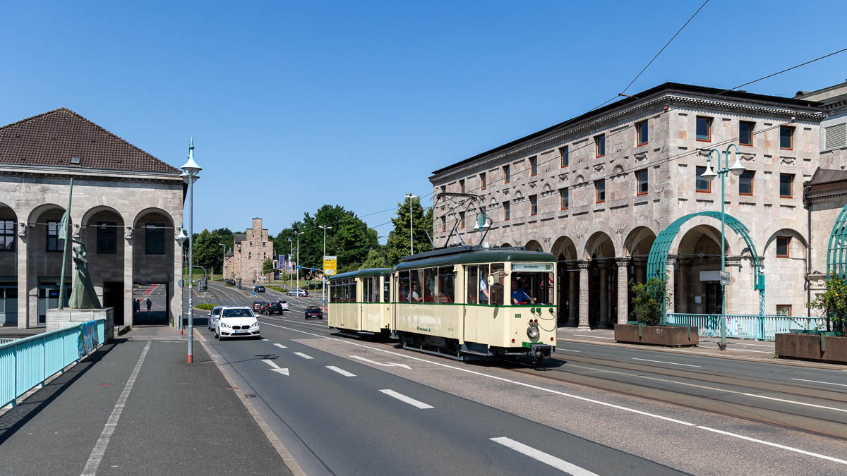 EVAG 888 (Typ T2) Schlossbrücke, Mülheim a.d.R.