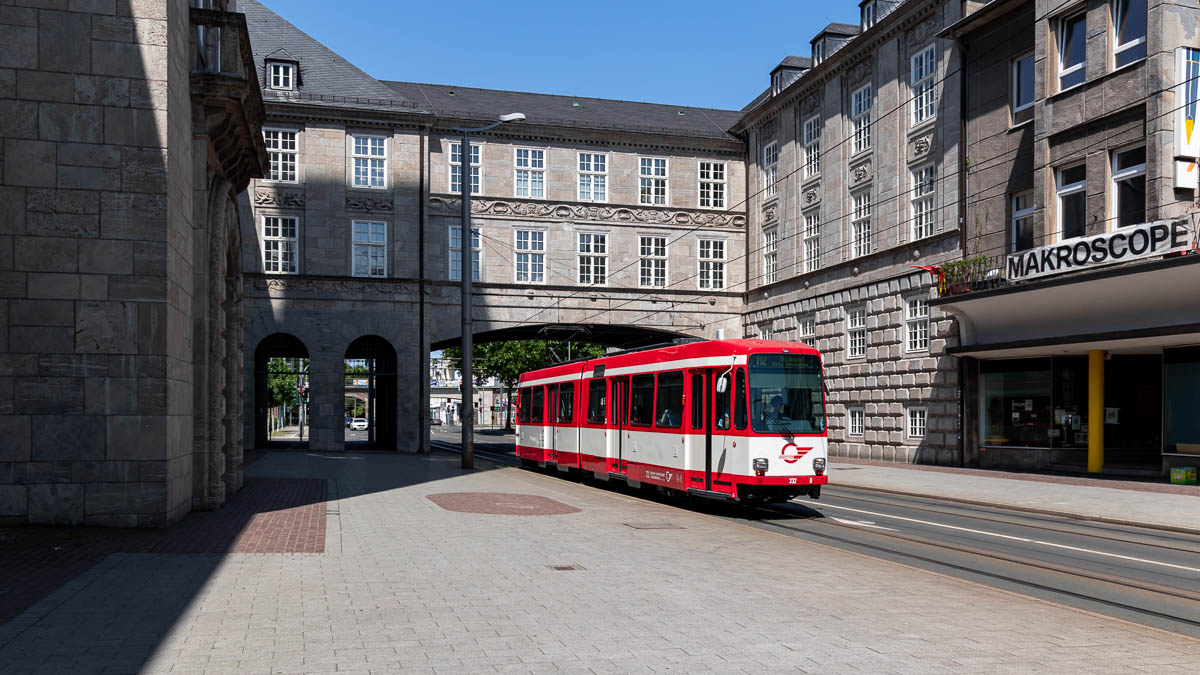 BOGESTRA 332 (Typ M6S) Stadtmitte, Mülheim a.d.R.