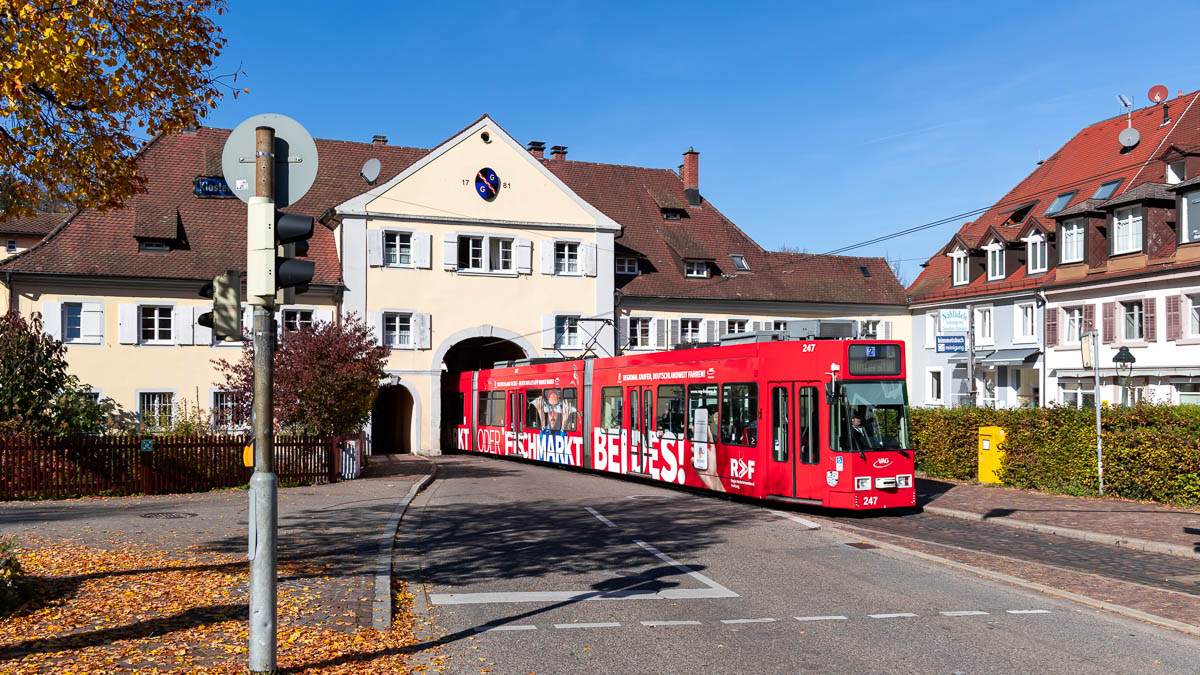 VAG 247 (Typ GT8Z) Klsterplatz, Freiburg i.Br.