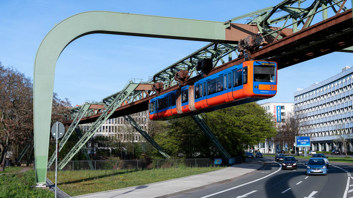 WSW 27 (Baureihe 14) Kluser Brücke, Wuppertal