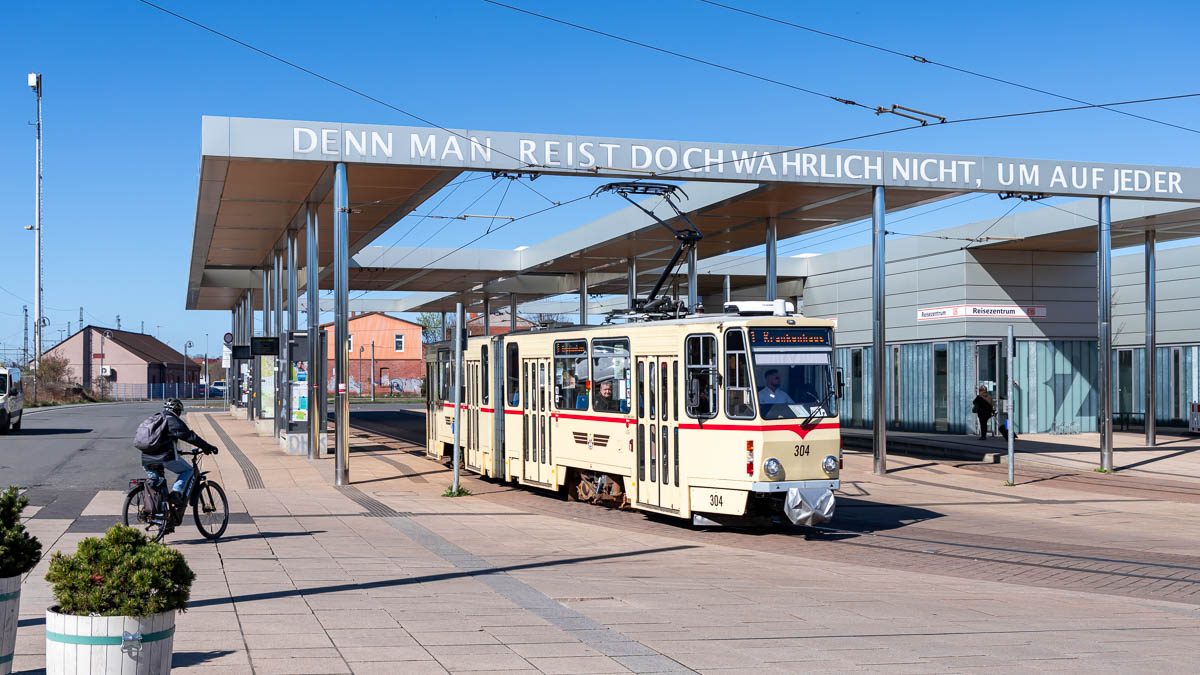 TWSB 304 (Typ KT4DC) Hauptbahnhof, Gotha