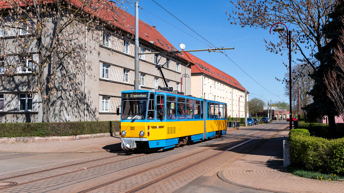 TWSB 312 (Typ KT4DC) Leinefelder Straße, Gotha