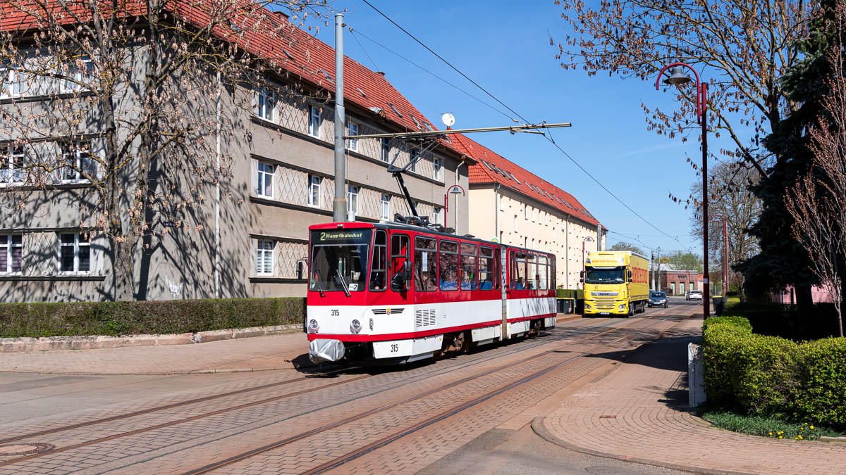 TWSB 315 (Typ KT4DC) Leinefelder Straße, Gotha