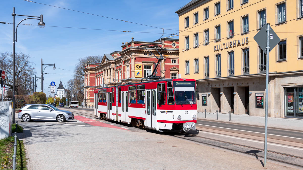 TWSB 315 (Typ KT4DC) Kulturhaus, Gotha