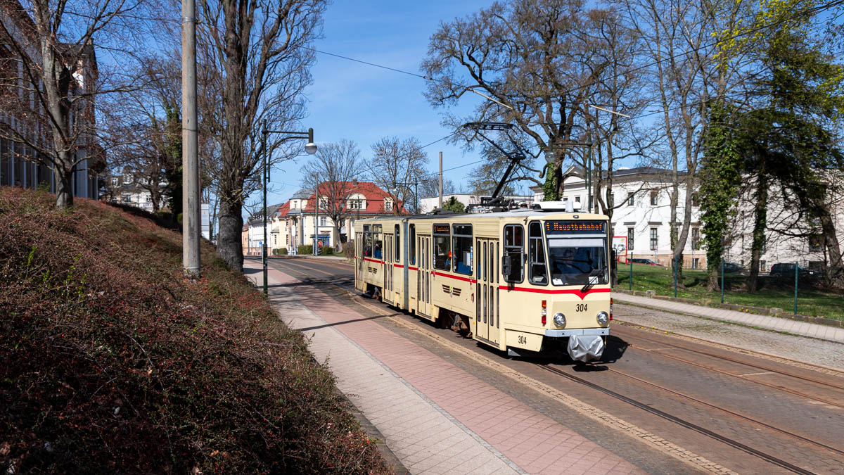 TWSB 304 (Typ KT4DC) Bahnhofstraße, Gotha