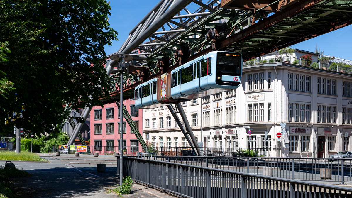 Schwebebahn Wuppertal: WSW 02 in Wuppertal, Kluse