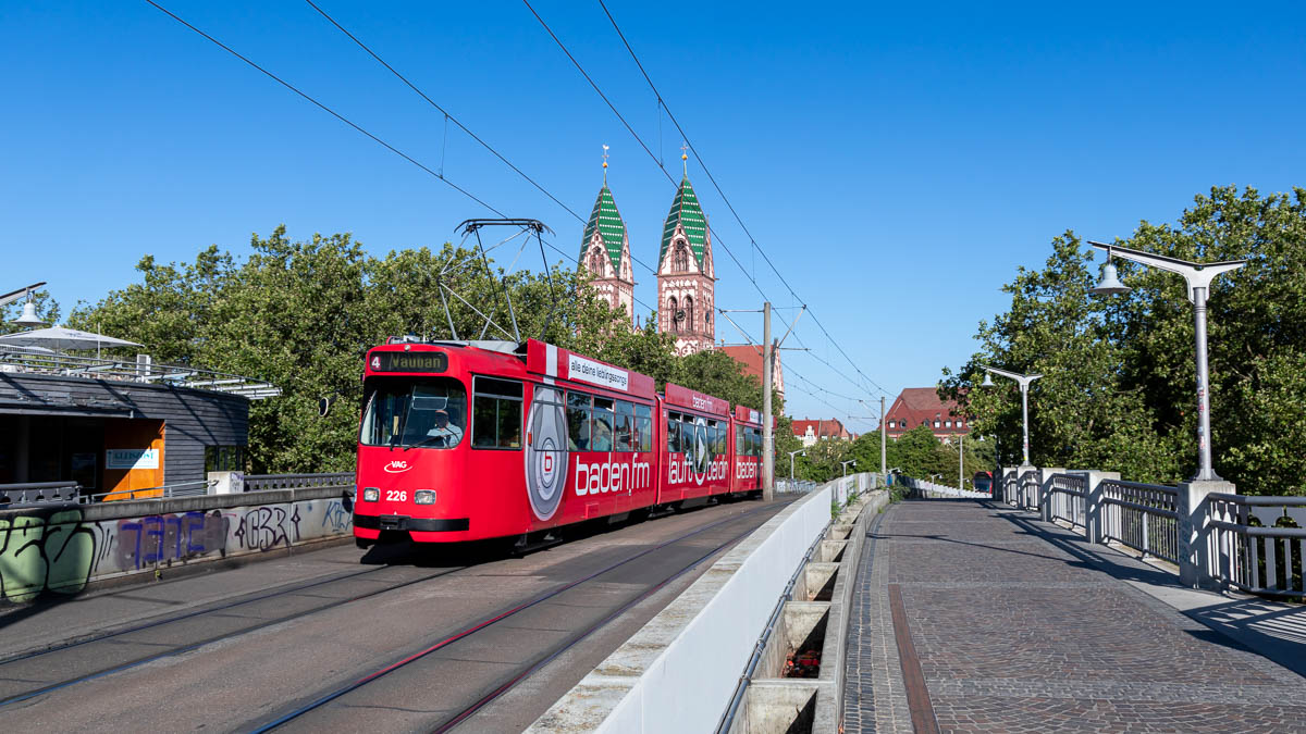Straßenbahn Freiburg i.Br.: VAG 226 in Freiburg i.Br., Hauptbahnhof